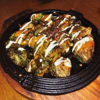 Brussels sprouts sooo good at Tane Vegan Izakaya in Honolulu