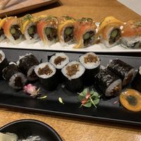 Rainbow roll on the back at Tane Vegan Izakaya in Honolulu