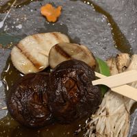 Assorted mushrooms at Tane Vegan Izakaya in Honolulu