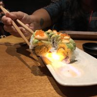 The sunset roll at Tane Vegan Izakaya in Honolulu