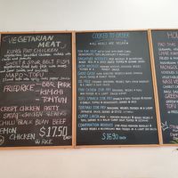 Menu at Veg Out Time in South Yarra