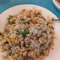 Very large portions, sooo good at Lucky Creation Vegetarian in San Francisco