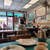 Inside, authentic Chinese feel at Lucky Creation Vegetarian in San Francisco