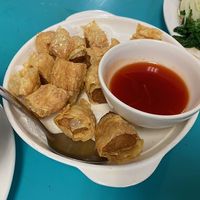Fried Taro Rolls at Lucky Creation Vegetarian in San Francisco