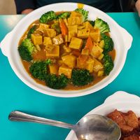 Meatless Chicken curry at Lucky Creation Vegetarian in San Francisco