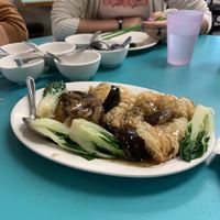 bean curd mushroom  at Lucky Creation Vegetarian in San Francisco