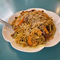 Singapore noodles  at Lucky Creation Vegetarian in San Francisco
