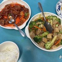   at Lucky Creation Vegetarian in San Francisco