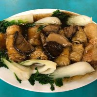 Number 16 on the menu (I forget the name of this entree) at Lucky Creation Vegetarian in San Francisco