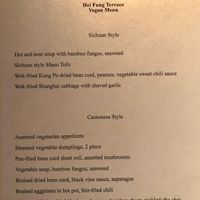 Vegan menu - The Assorted Vegetarian Appetizer was $25USD and had hardly any food. I would not advise ordering. at Hei Fung Terrace in Tokyo