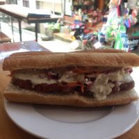 Tempehsandwich at Ginger Home in Sapa