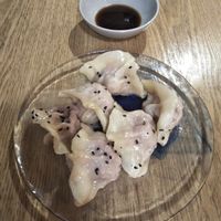 Vegan faux meat dumplings. at Maruyama 丸山精进料理 in Shanghai