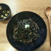 Fuji Mountain buckwheat noodles. at Maruyama 丸山精进料理 in Shanghai
