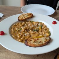 Pink Pasta at Rare Earth - The Vegan Cafe in Mumbai
