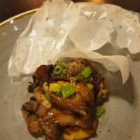 Delicious mushroom starter at The Fox in Harpenden