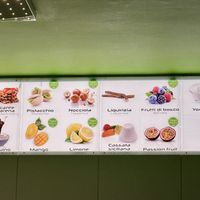 Flavours  at Gelateria Venturelli in Desenzano Del Garda