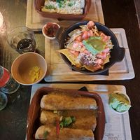 Vegan enchiladas and nachos at Popocatepetl in Breda