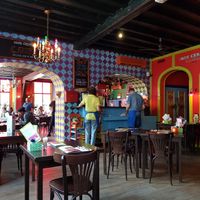 Interior seating at Popocatepetl in Breda