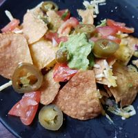 Vegan Nacho appetizer at Popocatepetl in Breda