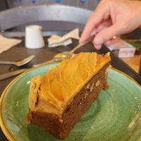 coffee caramel cake at Coffee #1 in Chepstow