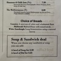 veg options   at No 5 Cafe in Leek