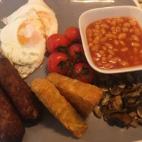 Veggie breakfast  at The Secret Garden in Dorchester