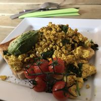 Tofu scramble 💚 at The Secret Garden in Dorchester