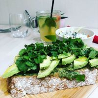 Vegan tartine at Mémé Tartine in Mons