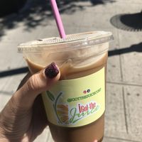 BPM Roasters Nitro Cold Brew with almond milk and agave at I Got The Juice in New Rochelle