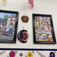 Beautiful decor  at El Charrito Market in Gilroy