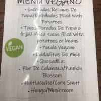 Menu  at El Charrito Market in Gilroy