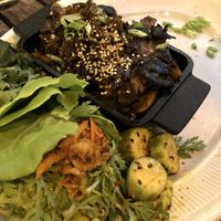 Maitake Mushroom Kalbi at Millennium in Oakland