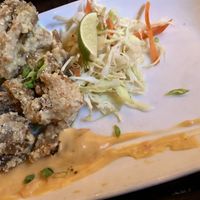 Coriander and Arborio Crusted Oyster Mushrooms  at Millennium in Oakland
