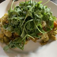 Pesto pasta  at Millennium in Oakland