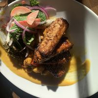 Jerk tempeh   at Millennium in Oakland