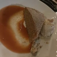 Cinnamon Cake w/ Piloncillo-Anise Ice Cream, Blood Orange Shortbread, Guava Compote  at Millennium in Oakland