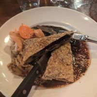 Purple potato roll and curry at Millennium in Oakland