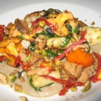 Gnocci with vegetables at Millennium at Millennium in Oakland