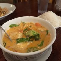 Red curry with tofu  at Bangkok Garden in Portsmouth