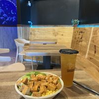 Teriyaki Tofu poké bowl  at Sovereign in Plantation