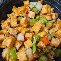 Tropical tofu dish at Sovereign in Plantation