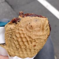 Vegan Taiyaki with Anko filling at Taiyaki Hiiragi in Tokyo