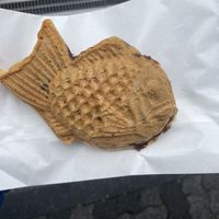 Red bean taiyaki  at Taiyaki Hiiragi in Tokyo