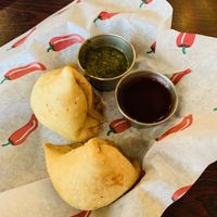 Samosas at Spice Indian Cuisine in Meridian