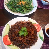 Mushroom and Greens at Bong Sung Vegetarian Food - District 3 in Ho Chi Minh City
