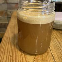 Really tasty fresh apple juice   at Izzy's Market Vegetarian Boutique in Vila Do Bispo