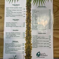 Speise/Getränkekarte  at Izzy's Market Vegetarian Boutique in Vila Do Bispo