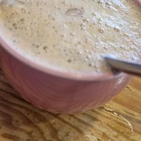 Big iced latte at Izzy's Market Vegetarian Boutique in Vila Do Bispo