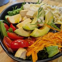 Poke bowl at Izzy's Market Vegetarian Boutique in Vila Do Bispo