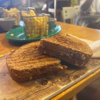 No-tuna sandwich  at Izzy's Market Vegetarian Boutique in Vila Do Bispo
